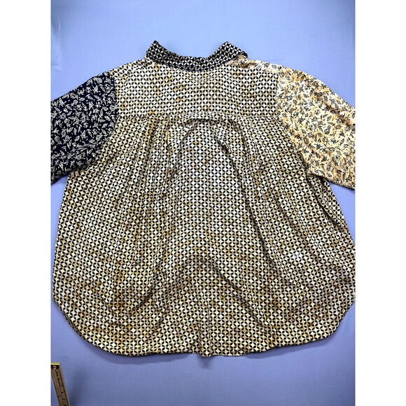 We Be Bop Patchwork Tunic Top Size 5XL Chest Size 66" Boho Women‎ - Picture 8 of 13